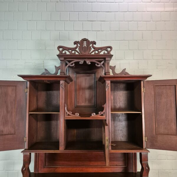 Buffetkast Kast Jugendstil 1910 Noten - Afbeelding 18
