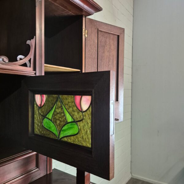 Buffetkast Kast Jugendstil 1910 Noten - Afbeelding 21