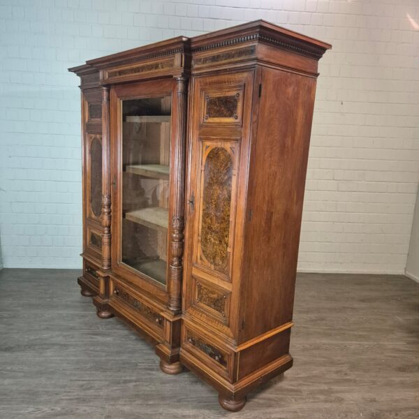 Vitrine Boekenkast Gründerzeit 1880 Noten - Afbeelding 3