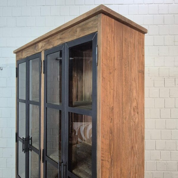 Vitrine Boekenkast Teak 1,25 m - Afbeelding 9