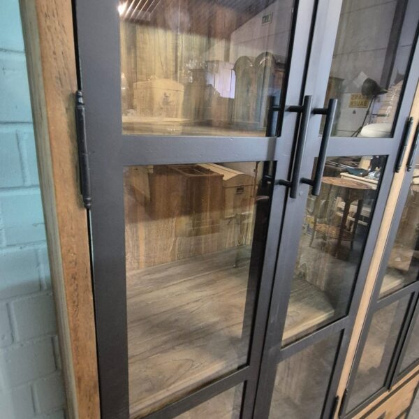 Vitrine Boekenkast Teak 1,25 m - Afbeelding 6