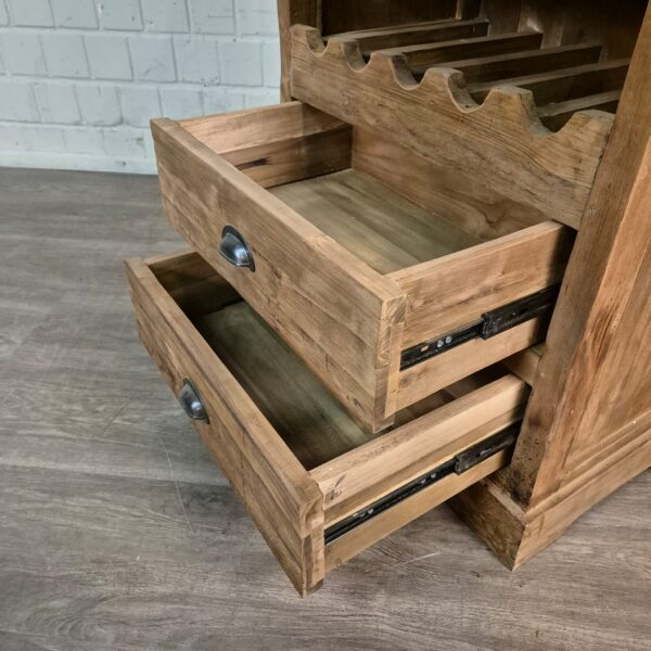 Wijnkast Teak 0,67 m - Afbeelding 9