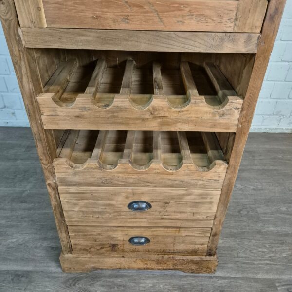 Wijnkast Teak 0,67 m - Afbeelding 4