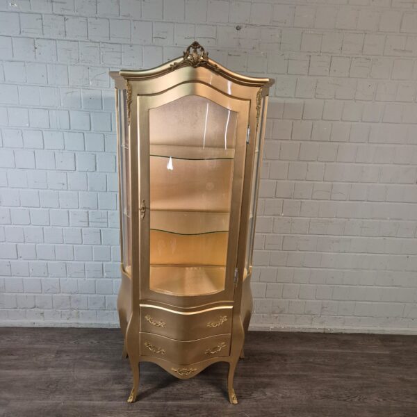 Vitrine Barokstijl Goud 0,84 m - Afbeelding 3