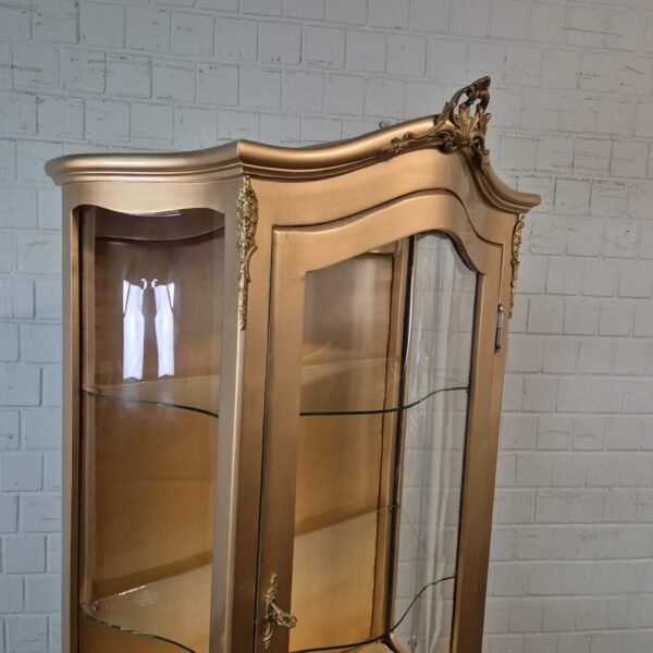 Vitrine Barokstijl Goud 0,84 m - Afbeelding 4