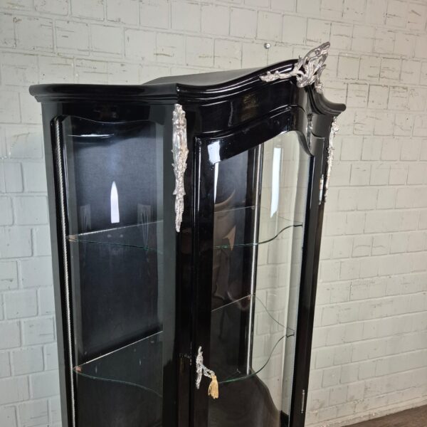 Vitrine Barokstijl Zwart 0,84 m - Afbeelding 3