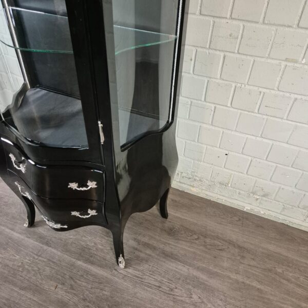Vitrine Barokstijl Zwart 0,84 m - Afbeelding 9