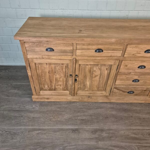 Dressoir Sideboard Teak 2,51 m - Afbeelding 5