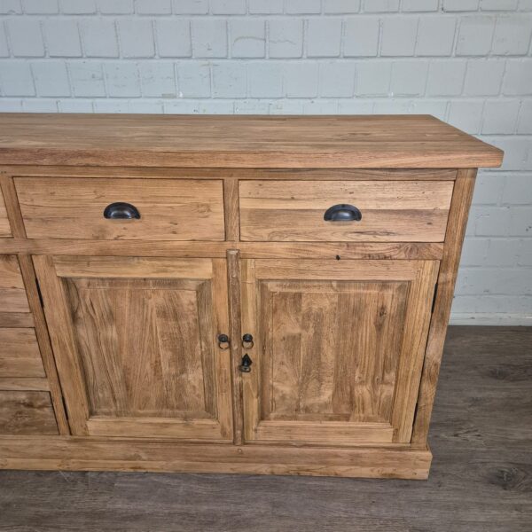 Dressoir Sideboard Teak 2,51 m - Afbeelding 11