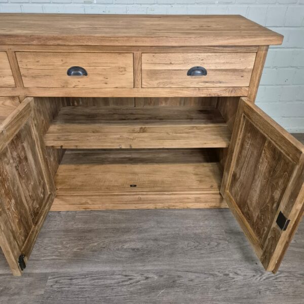 Dressoir Sideboard Teak 2,51 m - Afbeelding 14