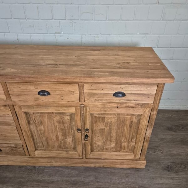 Dressoir Sideboard Teak 2,51 m - Afbeelding 10