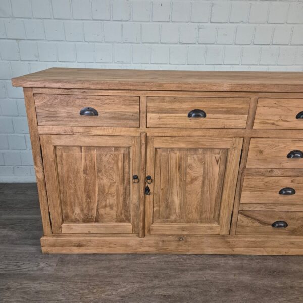 Dressoir Sideboard Teak 2,51 m - Afbeelding 4