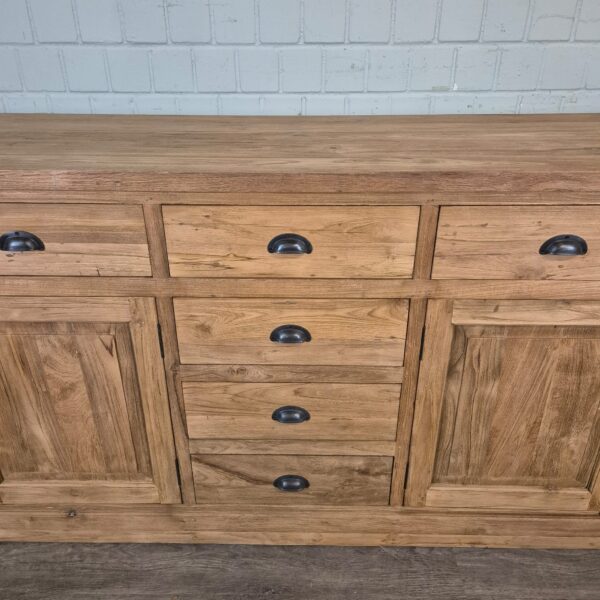 Dressoir Sideboard Teak 2,51 m - Afbeelding 6