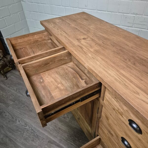 Dressoir Sideboard Teak 2,51 m - Afbeelding 19