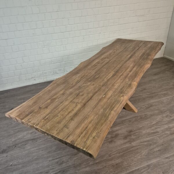 Eettafel Boomstam Teak 3,00 m x 1,00 m - Afbeelding 12