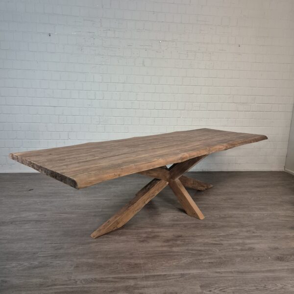 Eettafel Boomstam Teak 3,00 m x 1,00 m