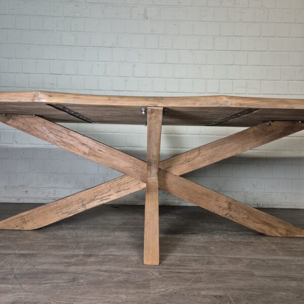 Eettafel Boomstam Teak 3,00 m x 1,00 m - Afbeelding 6