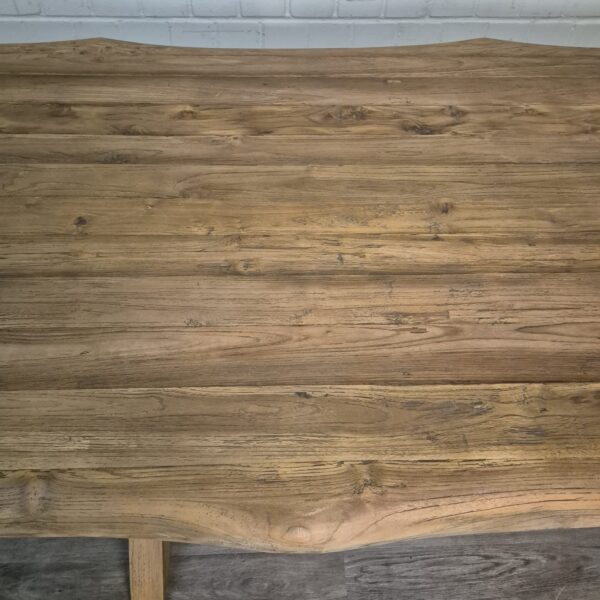 Eettafel Boomstam Teak 3,00 m x 1,00 m - Afbeelding 4