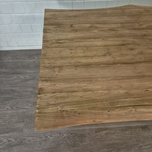 Eettafel Boomstam Teak 3,00 m x 1,00 m - Afbeelding 3
