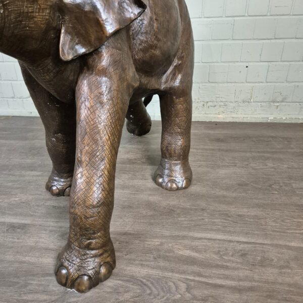 Beeld Tuinbeeld Olifant Brons 1,25 m - Afbeelding 11