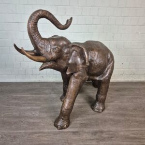 Beeld Tuinbeeld Olifant Brons 1,25 m
