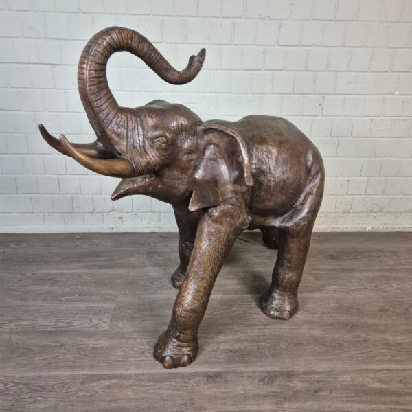 Beeld Tuinbeeld Olifant Brons 1,25 m