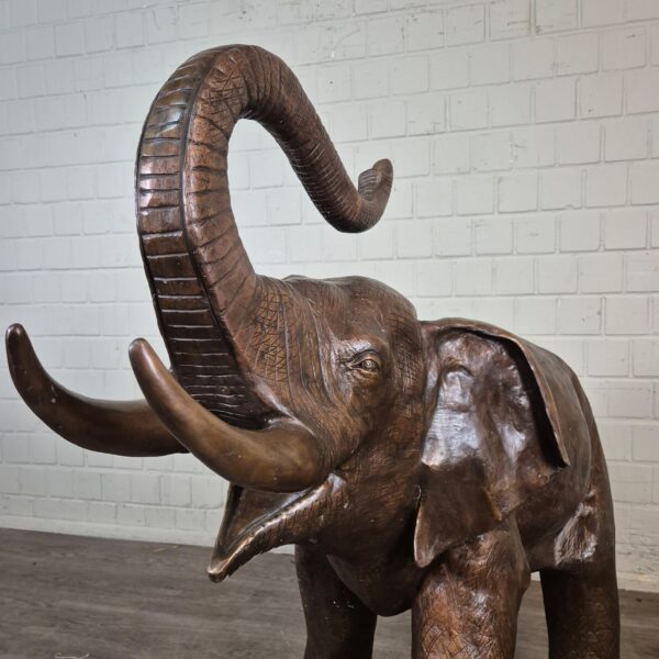 Beeld Tuinbeeld Olifant Brons 1,25 m - Afbeelding 9