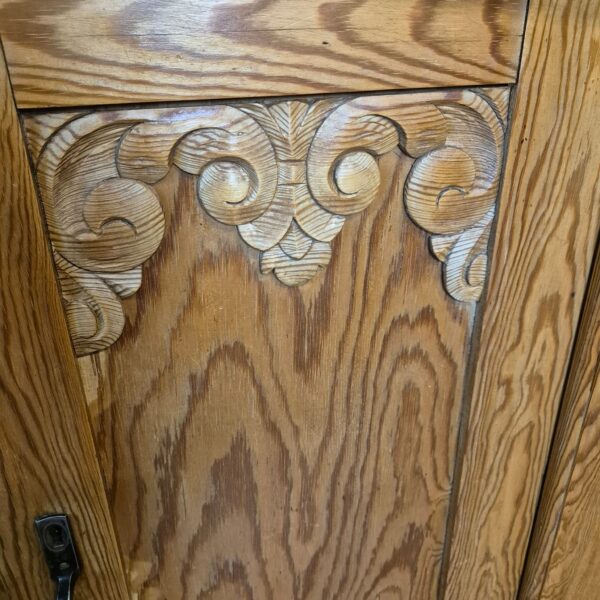 Buffetkast Kast Art Déco 1930 Grenen - Afbeelding 9