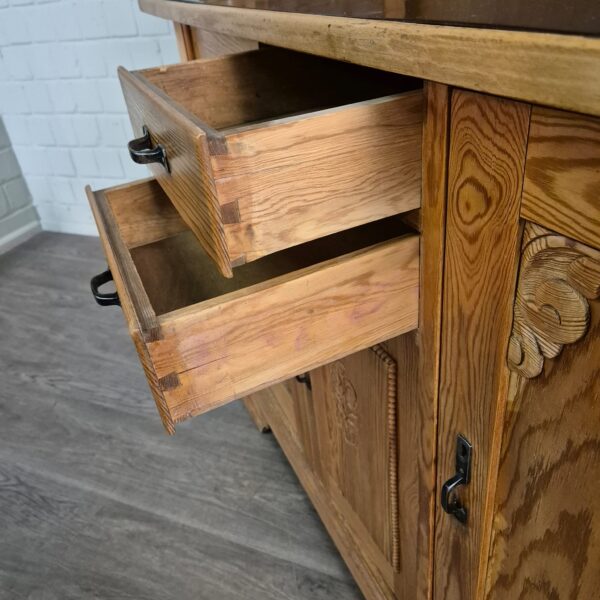 Buffetkast Kast Art Déco 1930 Grenen - Afbeelding 23