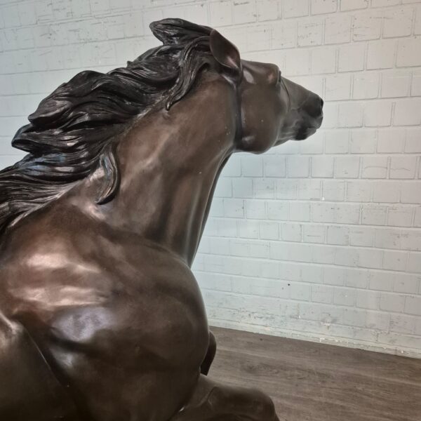 Beeld Tuinbeeld Paard Brons 1,77 m - Afbeelding 11