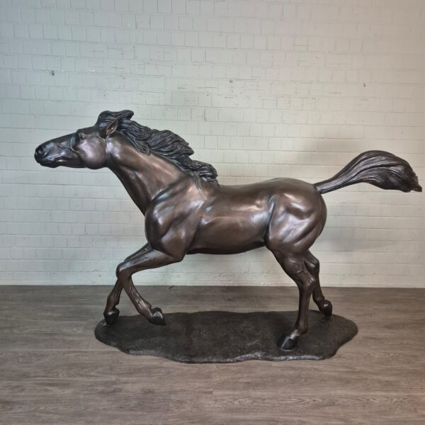 Beeld Tuinbeeld Paard Brons 1,77 m