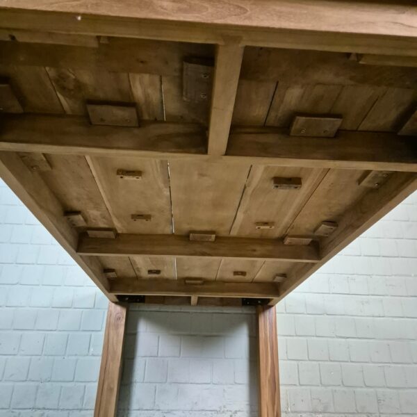 Tuintafel Eettafel Massief Hout 2,00 m x 1,01 m - Afbeelding 8