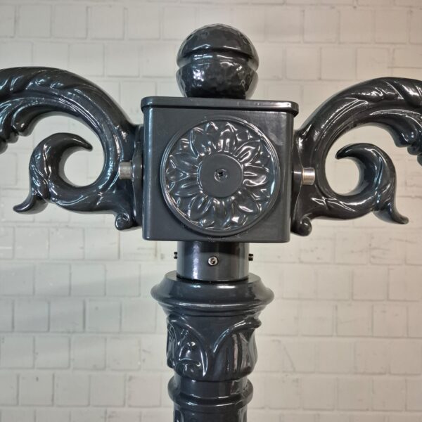 Lantaarn Tuinlamp Aluminium Grijs 2,70 m - Afbeelding 5