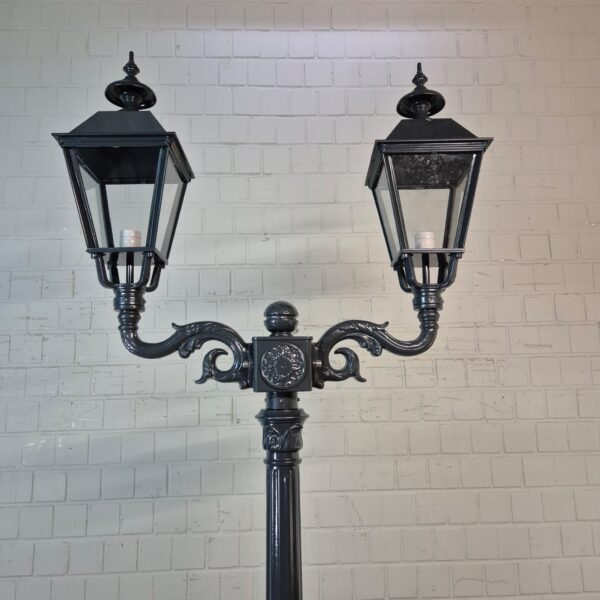 Lantaarn Tuinlamp Aluminium Grijs 2,70 m - Afbeelding 2