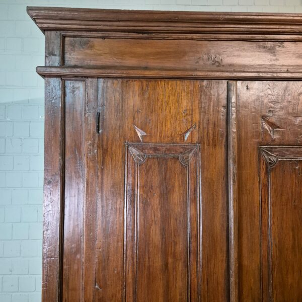 Kast Kledingkast Koloniale Stijl Teak 1,47 m - Afbeelding 7
