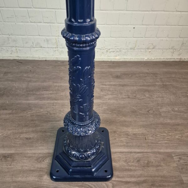 Lantaarn Tuinlamp Aluminium Donkerblauw 2,60 m - Afbeelding 7