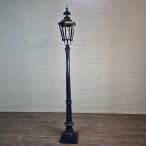Lantaarn Tuinlamp Aluminium Donkerblauw 2,60 m