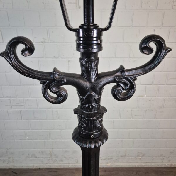 Lantaarn Tuinlamp Aluminium Zwart 2,40 m - Afbeelding 4