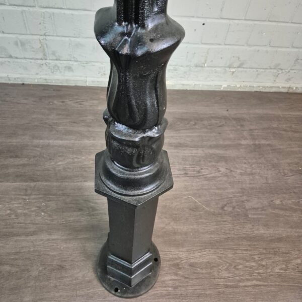 Lantaarn Tuinlamp Aluminium Zwart 2,40 m - Afbeelding 7