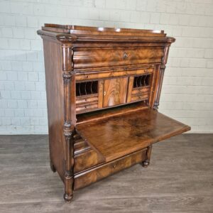 Secretaire Biedermeier 1850 Mahonie