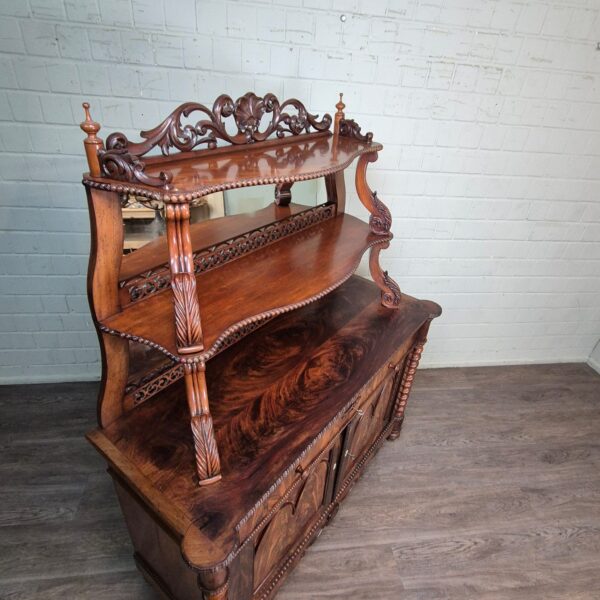 Buffetkast Kast Louis Philippe 1860 Mahonie - Afbeelding 16