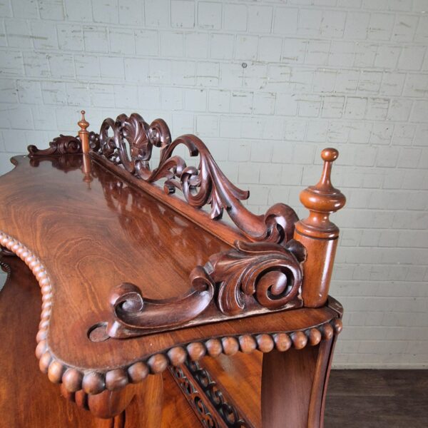 Buffetkast Kast Louis Philippe 1860 Mahonie - Afbeelding 5