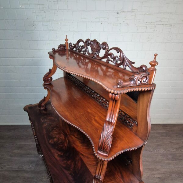 Buffetkast Kast Louis Philippe 1860 Mahonie - Afbeelding 4