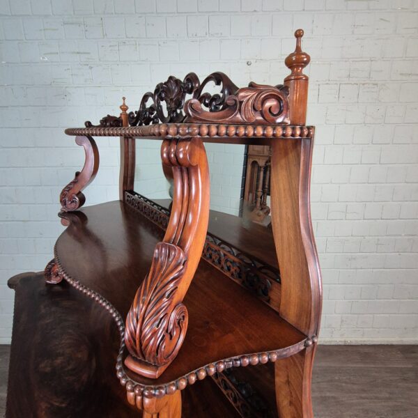 Buffetkast Kast Louis Philippe 1860 Mahonie - Afbeelding 6