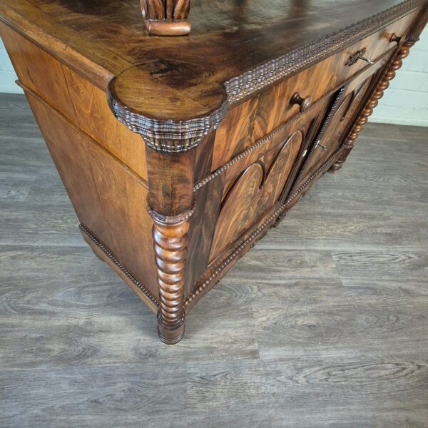 Buffetkast Kast Louis Philippe 1860 Mahonie - Afbeelding 13