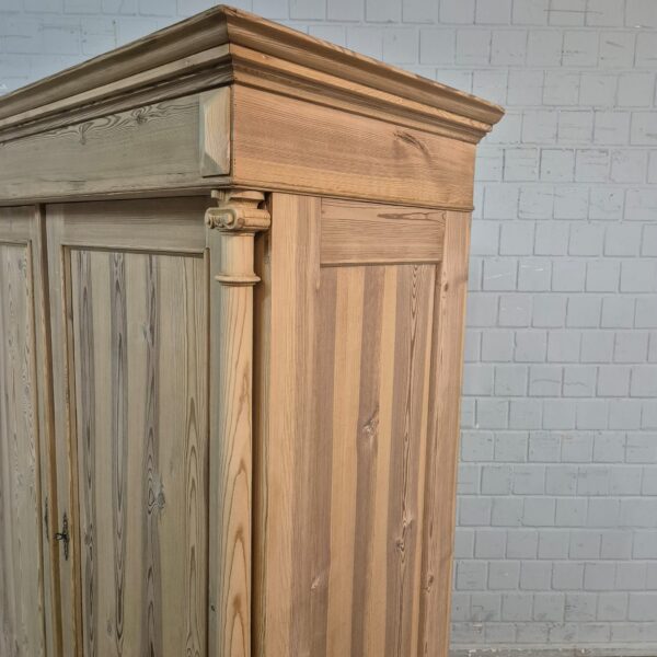 Kast Kledingkast Gründerzeit 1880 Grenen - Afbeelding 8