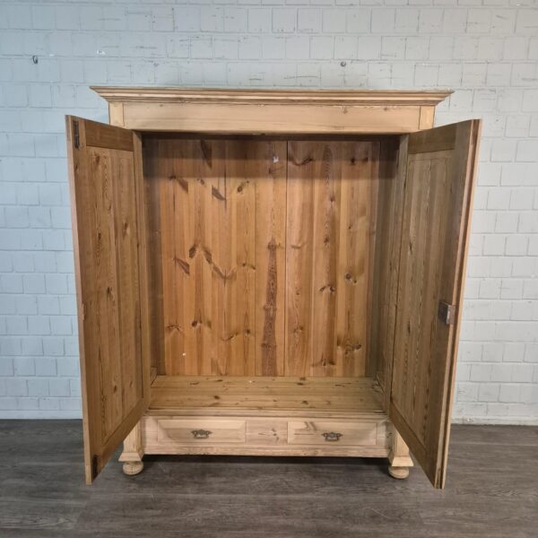 Kast Kledingkast Gründerzeit 1880 Grenen - Afbeelding 11