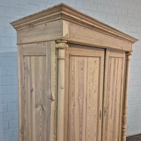 Kast Kledingkast Gründerzeit 1880 Grenen - Afbeelding 5