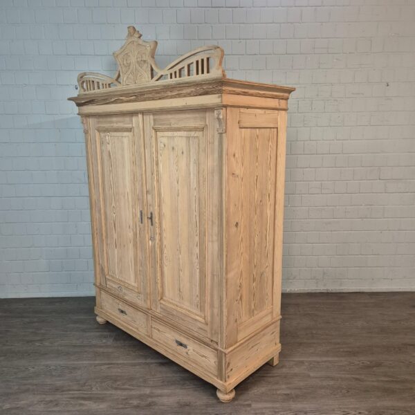 Kast Kledingkast Jugendstil 1900 Grenen - Afbeelding 3