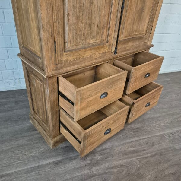 Kledingkast Teak 1,32 m - Afbeelding 10